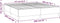 vidaXL - Bedframe - kunstleer - crèmekleurig - 160x200 - cm