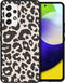 iMoshion Hoesje Geschikt voor Samsung Galaxy A53 Hoesje Siliconen - iMoshion Design hoesje - Zwart / Leopard