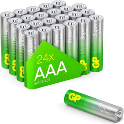 GP Super - Alkaline Batterijen - AAA - 1160 mAh - 24 stuks