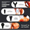 FASCIAL GUN KH-320 - Draagbaar elektrisch massagepistool - Krachtige borstelloze motor - LCD-scherm