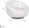 Richmond Draaifauteuil Kendall white furry (Himalaya 900 white furry)
