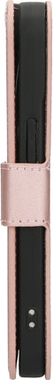 Mobiparts Classic Wallet Case - Flip Cover - Ruimte voor pasjes - Roze (iPhone 15)
