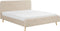 RENNES - Tweepersoonsbed - Lichtbeige - 180 x 200 cm - Polyester