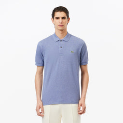Lacoste Classic Fit L.12.12 Polo - Blauw - Katoen - Korte Mouw - maat 8