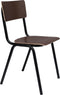 Zuiver Back To School Eetkamerstoel - Matte - Bruin - Set van 4