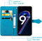 iMoshion Hoesje Geschikt voor Realme 9 Pro Hoesje Met Pasjeshouder - iMoshion Mandala Bookcase - Turquoise