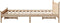 vidaXL - Bedframe - zonder - matras - massief - grenenhout - 160x200 - cm