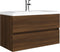 vidaXL - Wastafelkast - 80x38,5x45 - cm - bewerkt - hout - bruin - eikenkleur