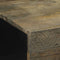 vidaXL - Salontafel - 100x54x40 - cm - massief - mangohout - lichtgrijs
