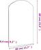 vidaXL - Spiegel - 60x40 - cm - glas