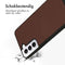 Accezz Galaxy S22 Plus - Premium Leather Card Slot Backcover - Echt Nappa leer - Bruin
