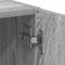 vidaXL - Wasmachinekast - 64x24x190 - cm - bewerkt - hout - grijs - sonoma - eikenkl