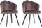 PoleWolf - Crown stoel - Brons - Actie - Set van 2