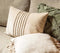 Dutch Decor PAX - Sierkussen van katoen 40x60 cm Pumice Stone - beige - Inclusief binnenkussen