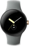 Google Pixel Watch - Smartwatch - 5 bar waterbestendig - Rosé Goud (Groen)