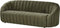 MALUNG - Driezitsbank - Donkergroen - Fluweel