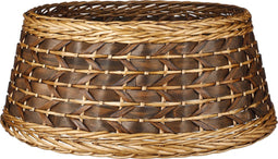 House of Seasons Lorens - Kerstboommand - H28 x Ø65 cm - Wilgentakken - Lichtbruin