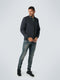 No Excess Jacket - Gewatteerd - Regular fit met ribkraag - Zwart