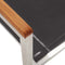 vidaXL - Tuinstoelen - 4 - st - textileen - en - roestvrij - staal - grijs