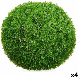 Decoratieve plant Lakens Klot Plastic 37 x 37 x 37 cm (4 Stuks)