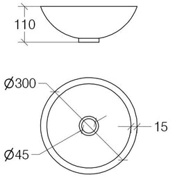 53695.29.29 - Hangwas - 30 cm - Zilver