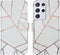 iMoshion Hoesje Geschikt voor Samsung Galaxy S21 Ultra Hoesje Met Pasjeshouder - iMoshion Design Softcase Bookcase - Meerkleurig / White Graphic