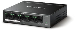 Mercusys MS105GP - Unmanaged Switch - 5x 1Gbps Ethernet - 4x PoE+ (802.3at) - PoE-budget 65W