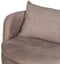 Leunstoel Taupe Hout Ijzer 84 x 74 x 66 cm