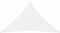 vidaXL - Zonnescherm - driehoekig - 5x7x7 - m - oxford - stof - wit