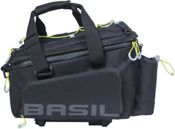 Basil Miles XL Pro - Trunkbag - 9-36L - Waterdicht - MIK Adapterplaat - Zwart/Lime