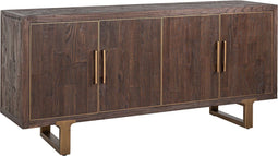 Richmond Interiors Dressoir Cromford Mill 4-deuren (Brushed Gold)