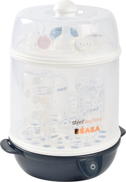 Béaba Sterilisator - Snel & Efficiënt - 6 Min Sterilisatie - 2 Ruimtes - Automatische Uitschakeling