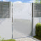 vidaXL - Tuinpoort - 100x125 - cm - roestvrij - staal
