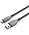 Cygnett USB-A naar USB-C Kabel - 2 Meter - Opladen en Synchroniseren - Zwart