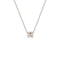 Orelia letter H ketting - ketting met hanger - verstelbaar 40,5cm - zilverkleurig