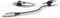 FuseChicken Armour Loop - USB naar Lightning kabel - 0,13 m - Zilver