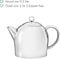 Bredemeijer Minuet Santhee - Dubbelwandige theepot 0,5 liter - RVS glans