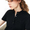 Lacoste Dames Jurk - Slimfit Polojurk - Katoen met stretch - Zwart - Maat 38