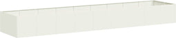 vidaXL - Plantenbak - 360x80x40 - cm - staal - wit