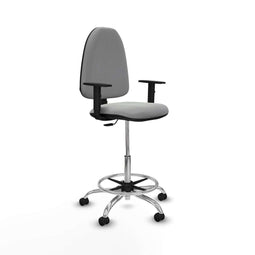 Piqueras y Crespo B1D05RP - Bureaustoel - Hoogteverstelbaar met armleuning - Lichtgrijs