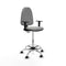 Piqueras y Crespo B1D05RP - Bureaustoel - Hoogteverstelbaar met armleuning - Lichtgrijs