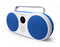Polaroid P3 - Bluetooth Speaker - Retro boombox - Blauw/Wit