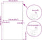vidaXL - Doucherolgordijn - 120x240 - cm - stofbreedte - 116 - cm