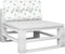 vidaXL - Palletkussen - bladpatroon - 80x40x12 - cm - stof