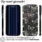 iMoshion Hoesje Geschikt voor iPhone 15 Pro Hoesje Siliconen - iMoshion Design hoesje - Grijs / Butterfly