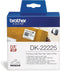 Brother DK-22225 - Continue Length Tape - 38 mm - Wit (4 m)