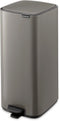 Brabantia Bo Pedaalemmer - 30 liter - Soft-close - Platinum