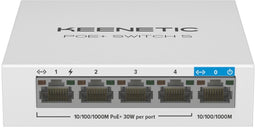 Keenetic KN-4610 - PoE+ Switch 5 - 5x 1Gbps poorten - 4x PoE+ (60W)
