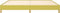 vidaXL - Bedframe - zonder - matras - 200x200 - cm - stof - groen