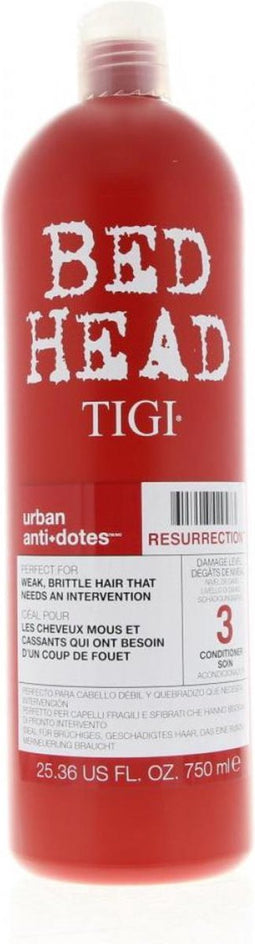 Voedende Conditioner Bed Head Urban Anti-Dotes Resurrection Tigi (750 ml)